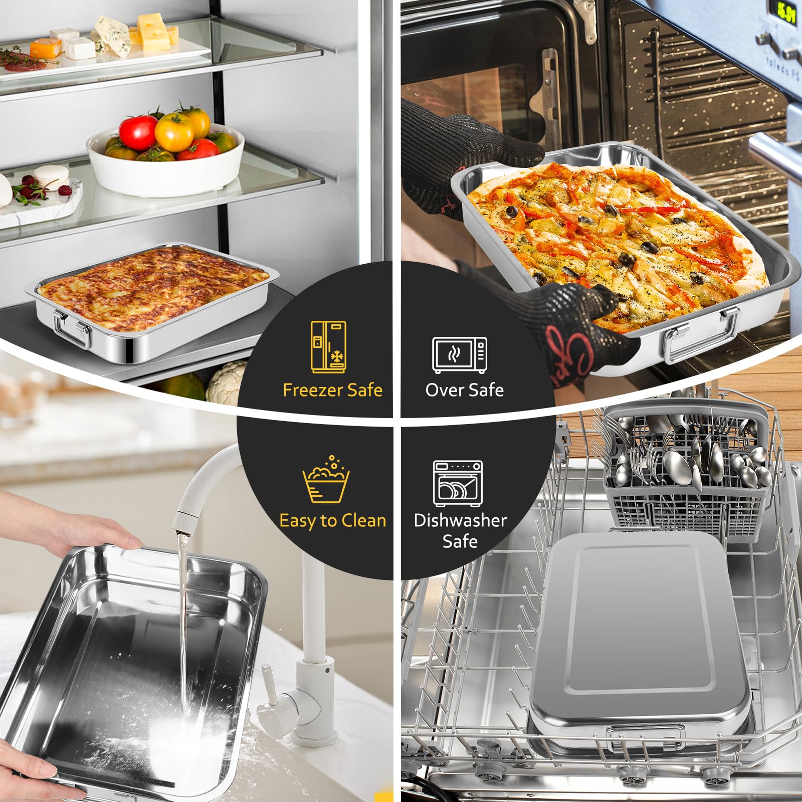 EsOfficce mango resistente facilita moverla del horno
