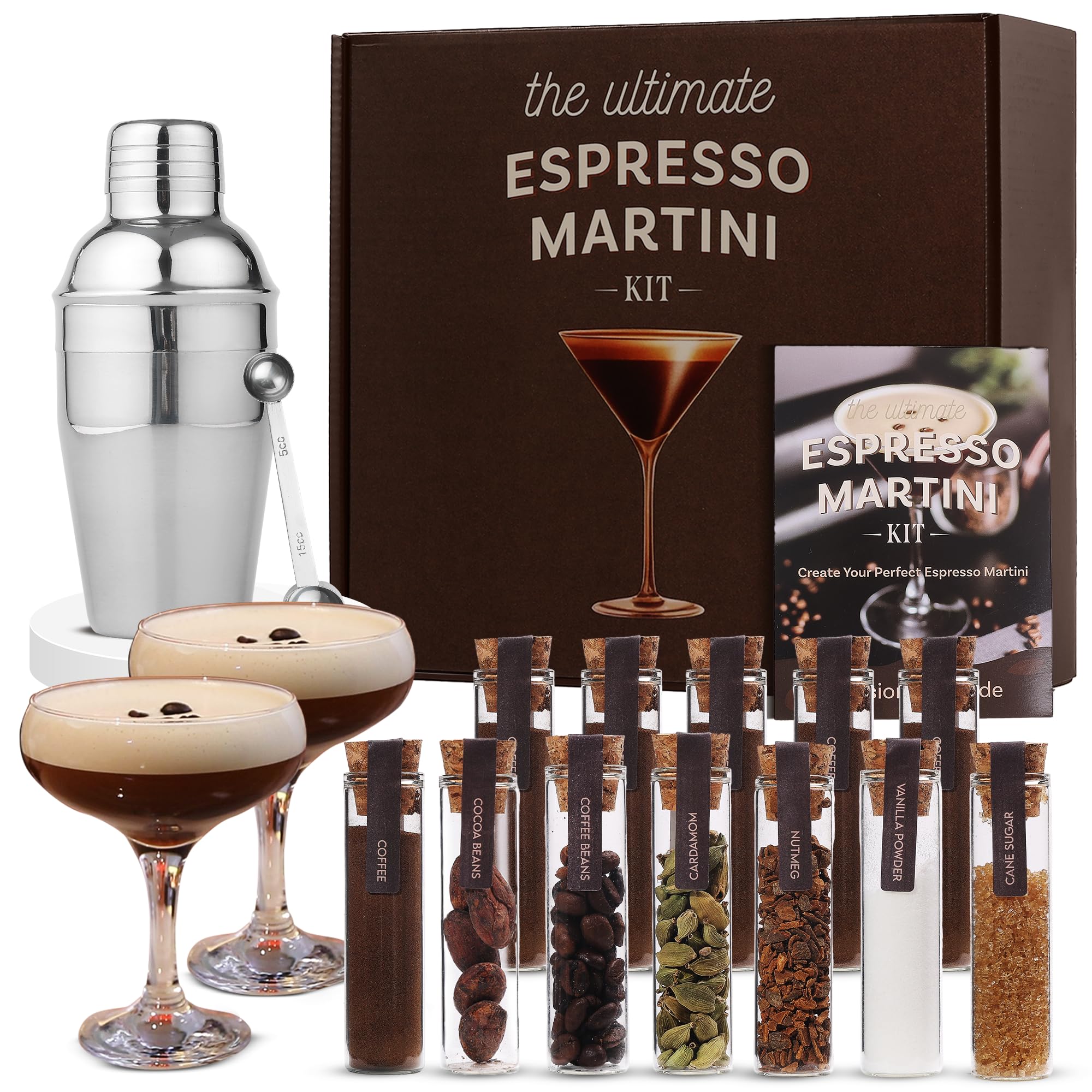Kit espresso martini coctelera, para preparar cocteles de calidad en casa