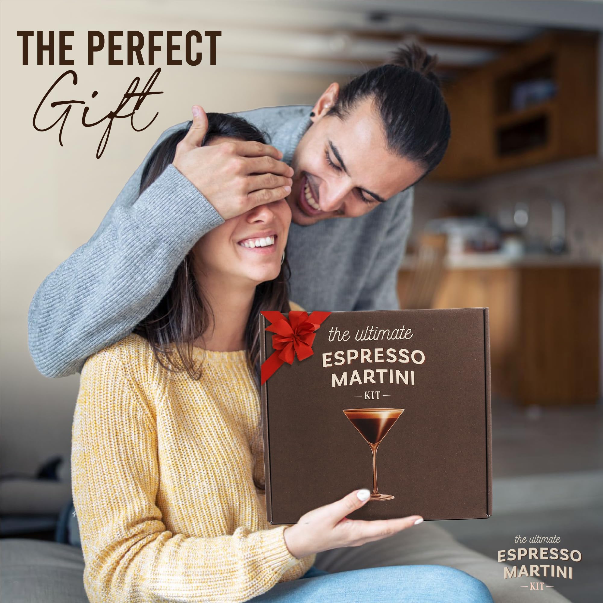Kit espresso martini presentación-regalo, regalo ideal para amantes de cocteles