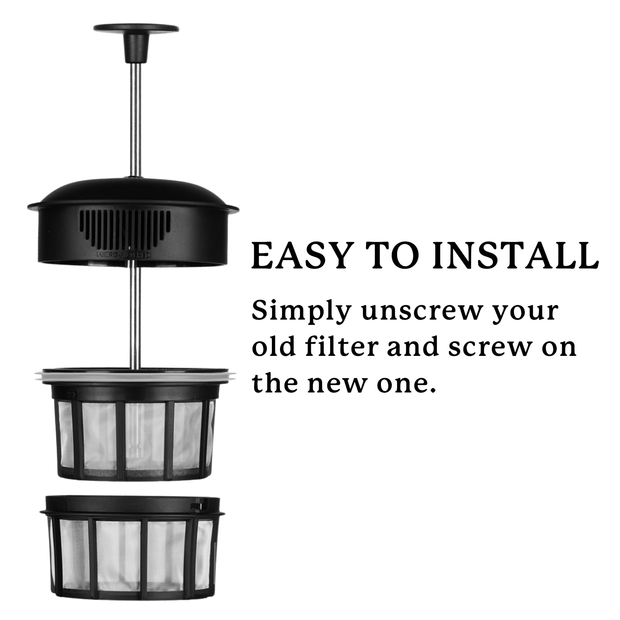 Instalación rápida del micro-filtro ESPRO sin herramientas