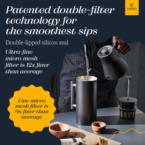 ESPRO P6 acero inoxidable de doble pared mantiene el calor