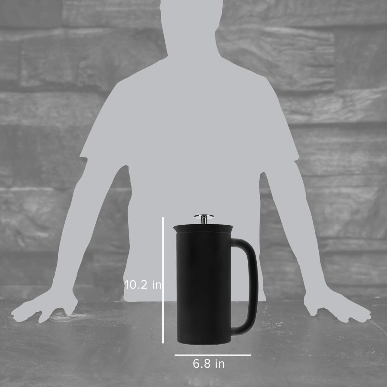 Filtro micro doble patentado de ESPRO P7 para una taza más limpia.