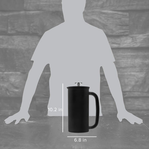 Filtro micro doble patentado de ESPRO P7 para una taza más limpia.