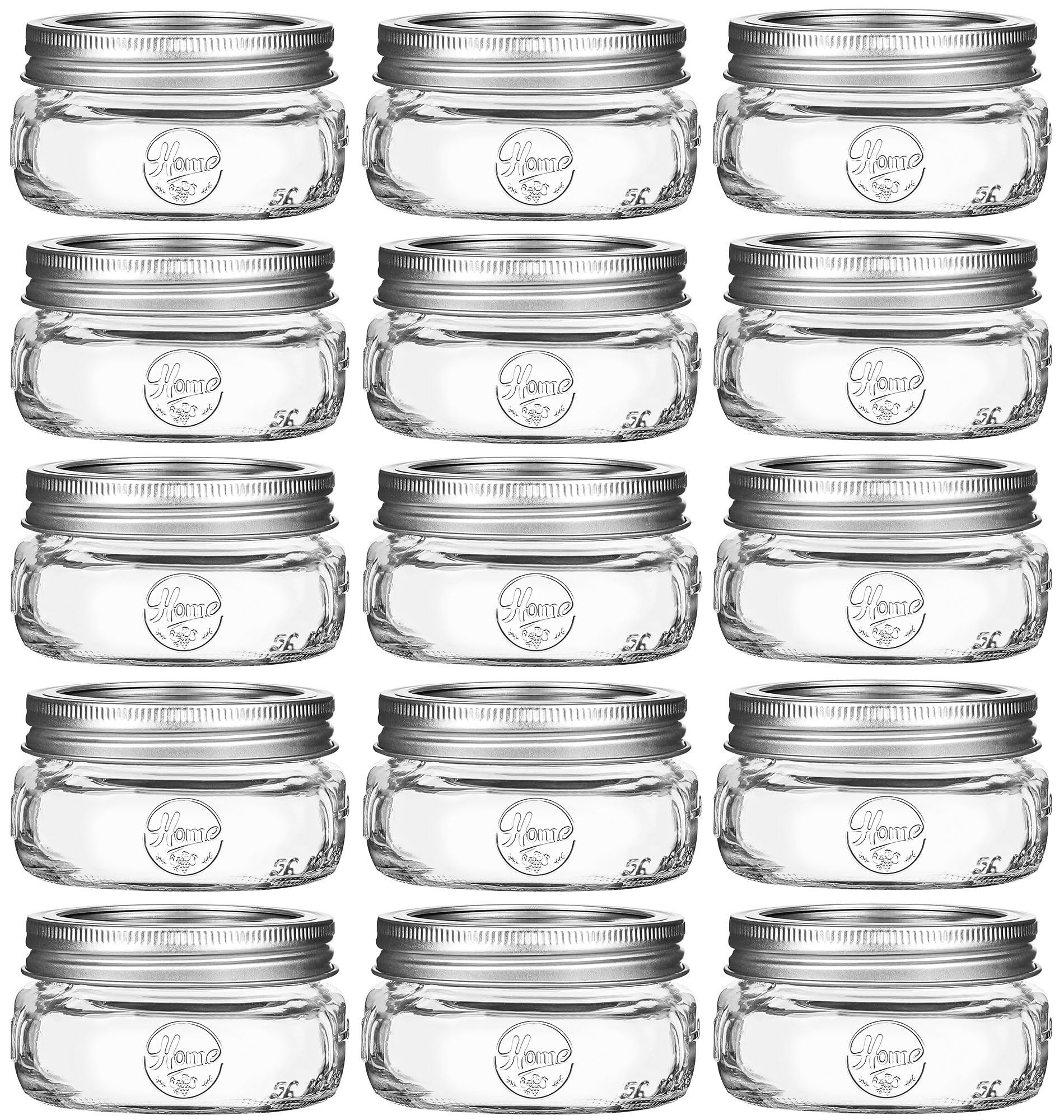 Esrentle frascos Mason 8 onzas boca ancha, ideales para conservas caseras