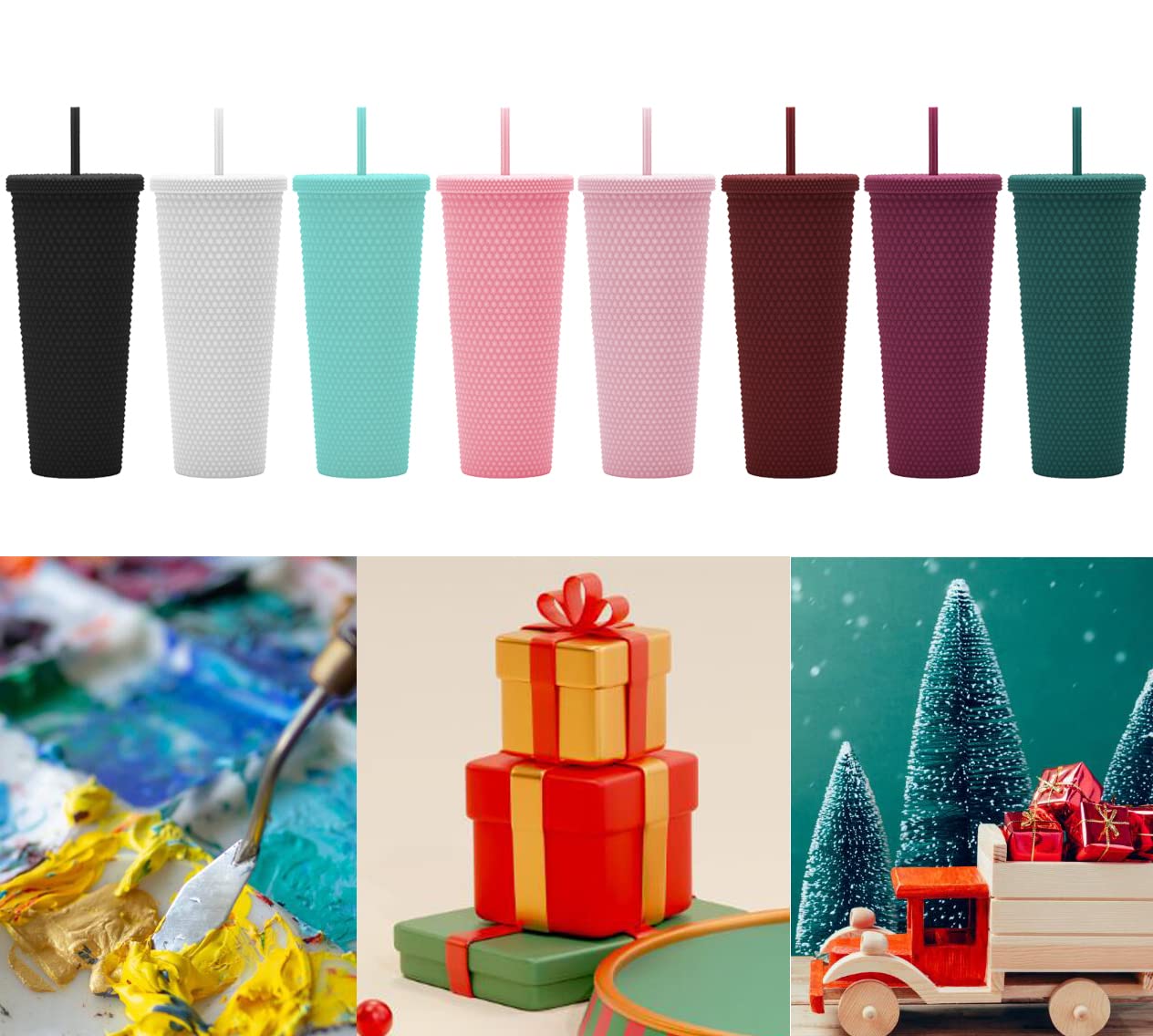 Essasea tumbler para viaje, ideal para gimnasio, oficina o playa.