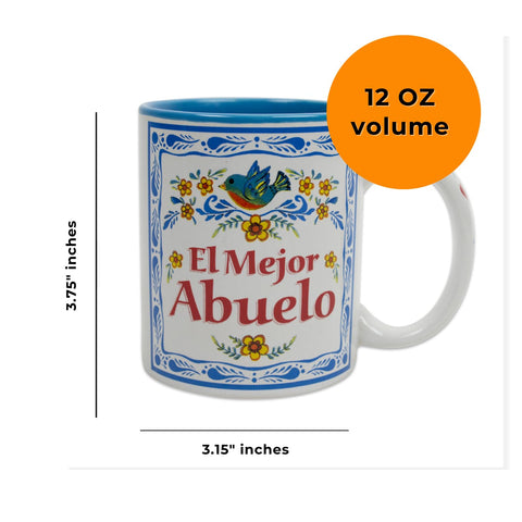 Essence of Europe Gifts taza 12 oz, tamaño ideal para bebidas calientes.