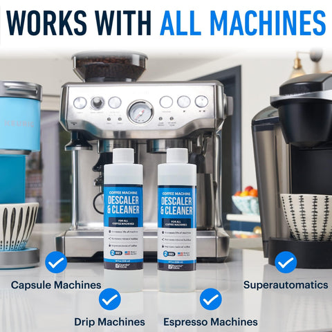 Essential Values desincrustante compatible con Keurig, Nespresso y más