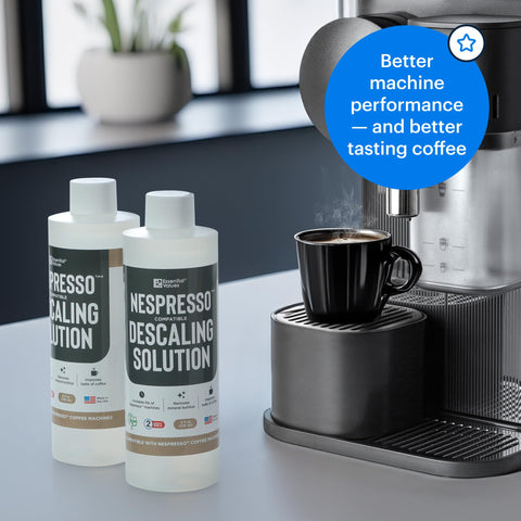 Essential Values desincrustante para Nespresso, envase reciclable y sostenible