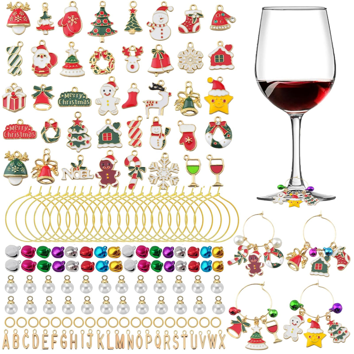 Eswala anillos para copa de vino permiten identificación clara de bebidas