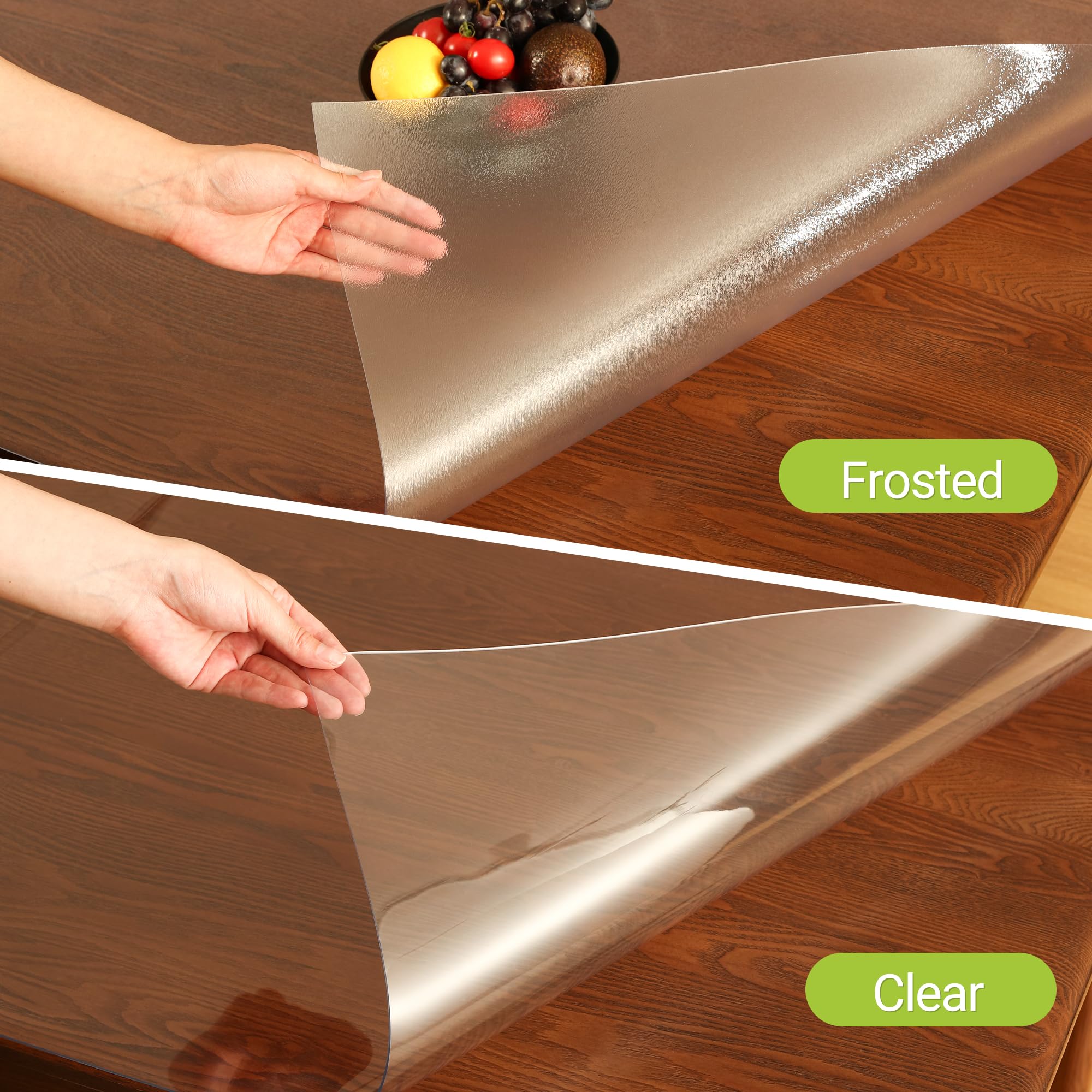 ETECHMART protector-mesa-2mm: mayor resistencia al calor, ideal para comidas diarias.