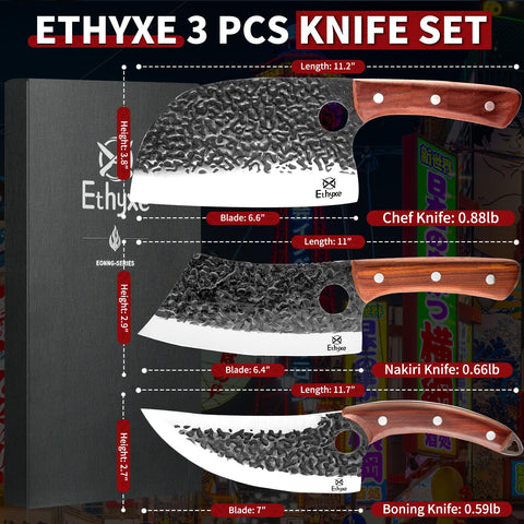 Ethyxe: cuchillo deshuesar vikingo para cortes limpios