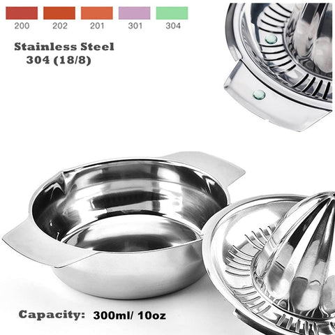 Etinslant exprimidor con vaso de 10 oz y dos boquillas para verter con precisión