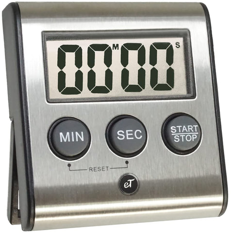 eTradewinds ET-23 temporizador digital con imán fuerte para cocina estable.