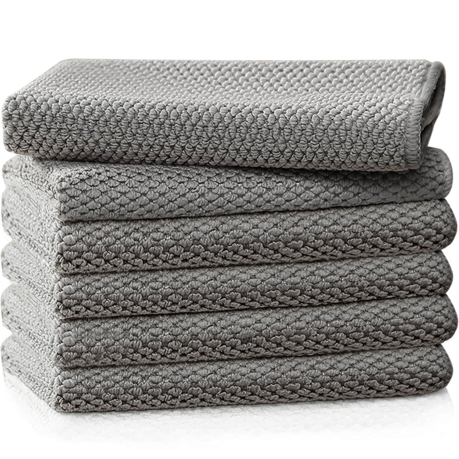 Toalla barista EubooTree de microfibra 12x12 para limpieza suave.