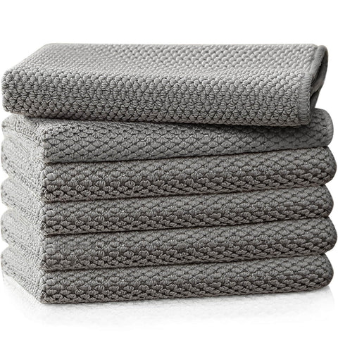 Toalla barista EubooTree de microfibra 12x12 para limpieza suave.