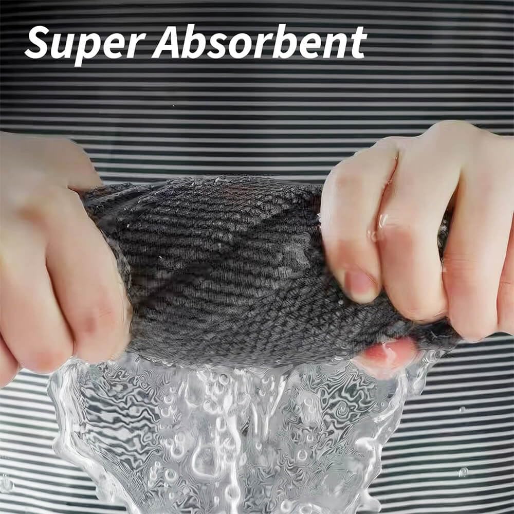 Toalla EubooTree para portafiltros, limpieza eficiente sin rayar.