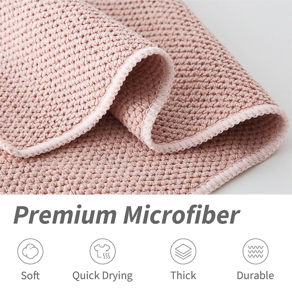 Toallas de microfibra densas y absorbentes de EubooTree.