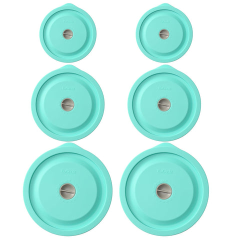EuChoiz tapas de silicona para Pyrex 2 tazas, ajuste hermético y reutilizable.