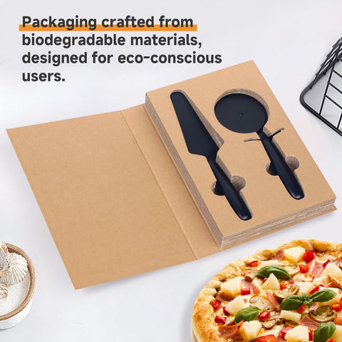 Uso multifuncional: cortapizzas para pizzas, pasteles y más en una sola herramienta.