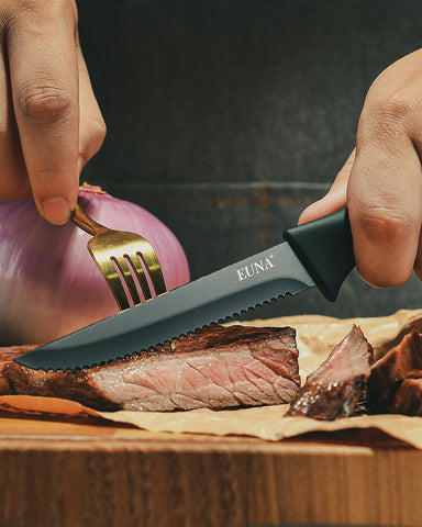 Cuchillo para pan EUNA filo duradero para corte suave