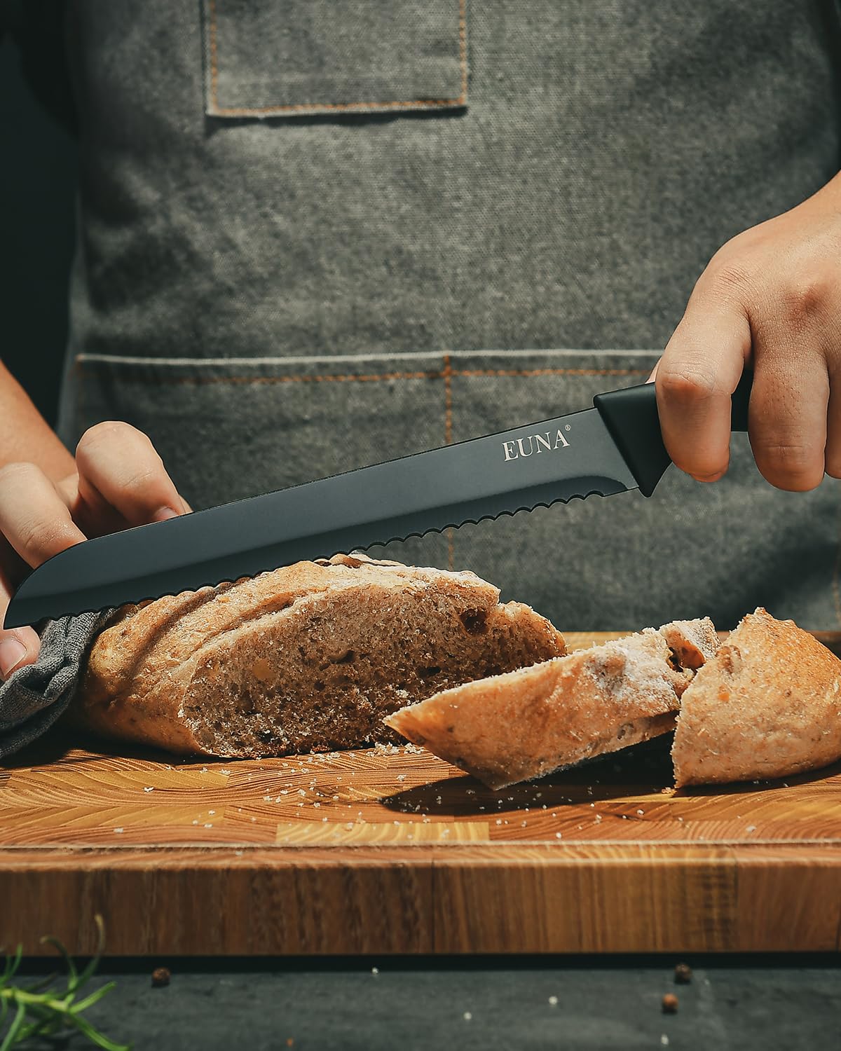 Cuchillos sierra EUNA para carne corte limpio en cada porción