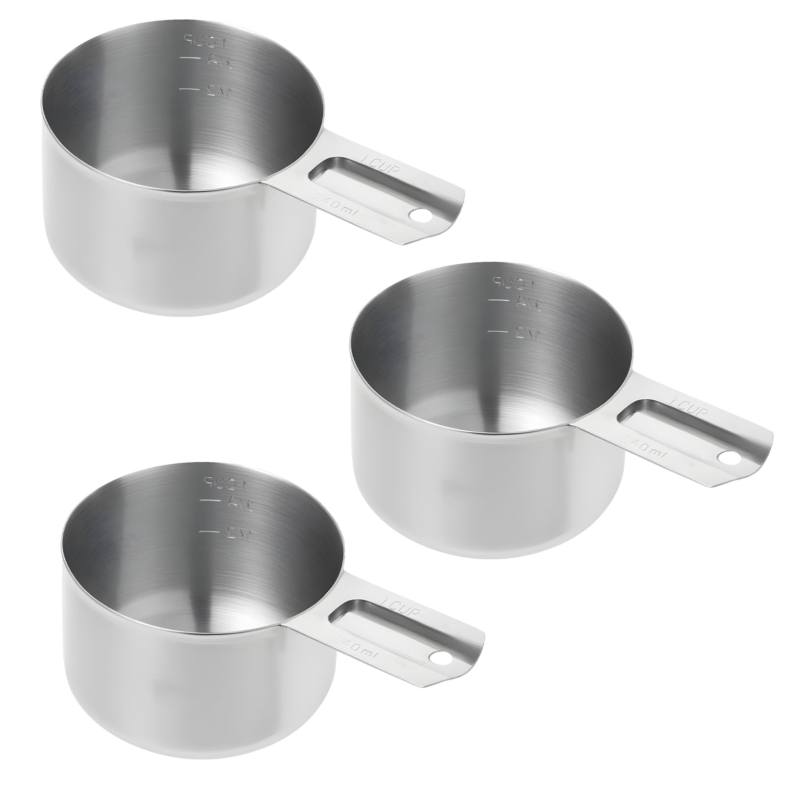 EupHHonycs, taza-medicion-acero-inoxidable, precisión para medir ingredientes líquidos con facilidad.