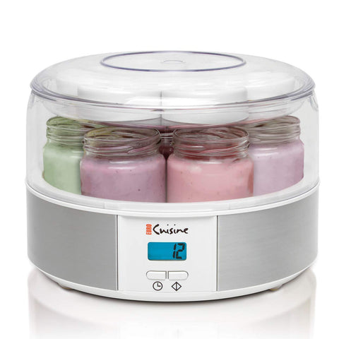 Euro Cuisine YMX650, máquina de yogur con control de temperatura para resultados consistentes.