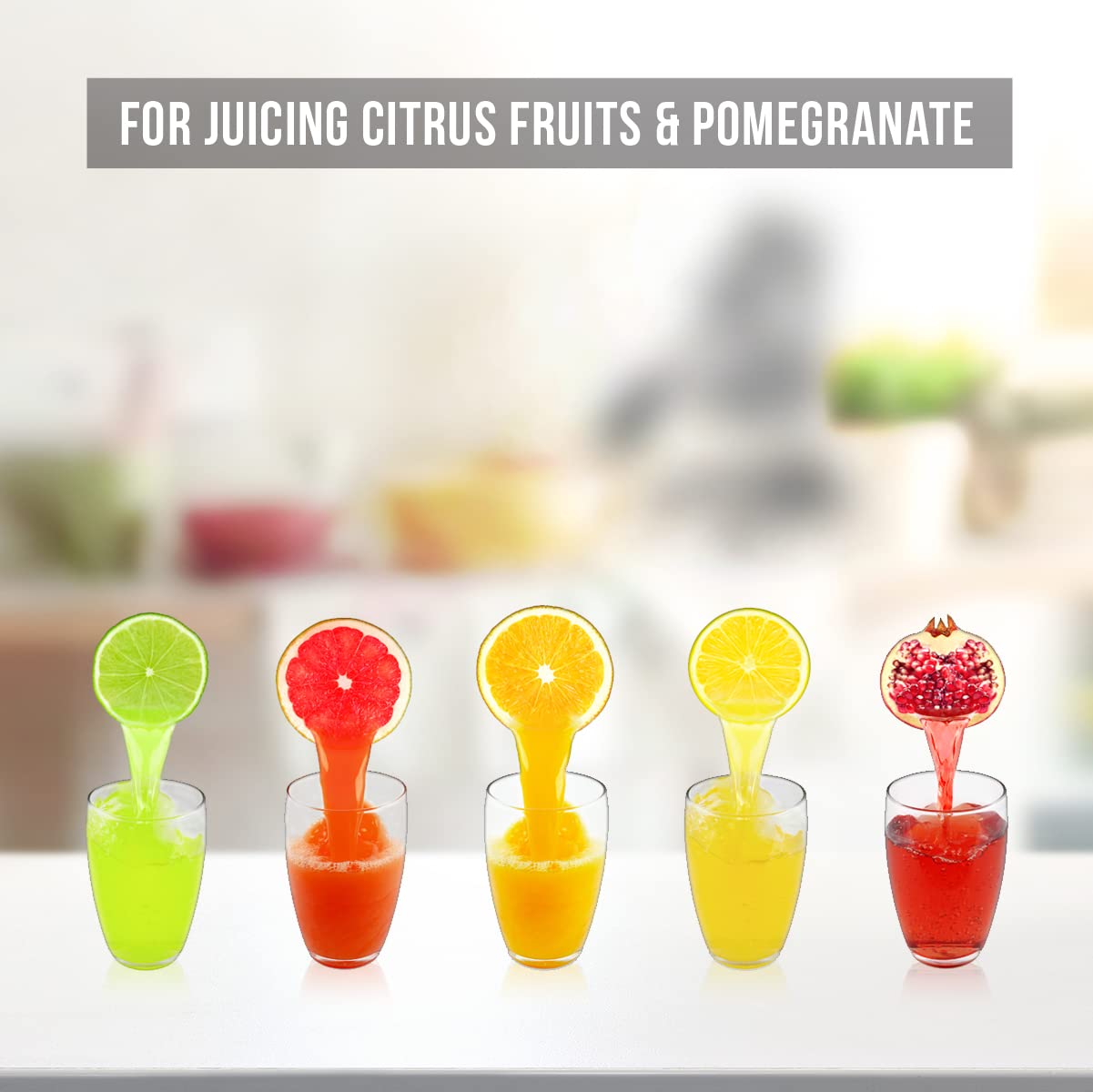 Exprimidor Eurolux para jugo fresco en la cocina diaria.