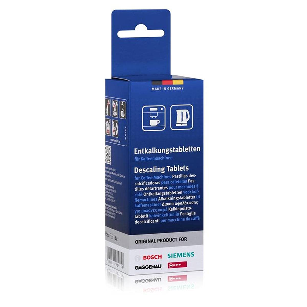 Europart tableta descalcificadora para Bosch — mejora rendimiento en cafetera