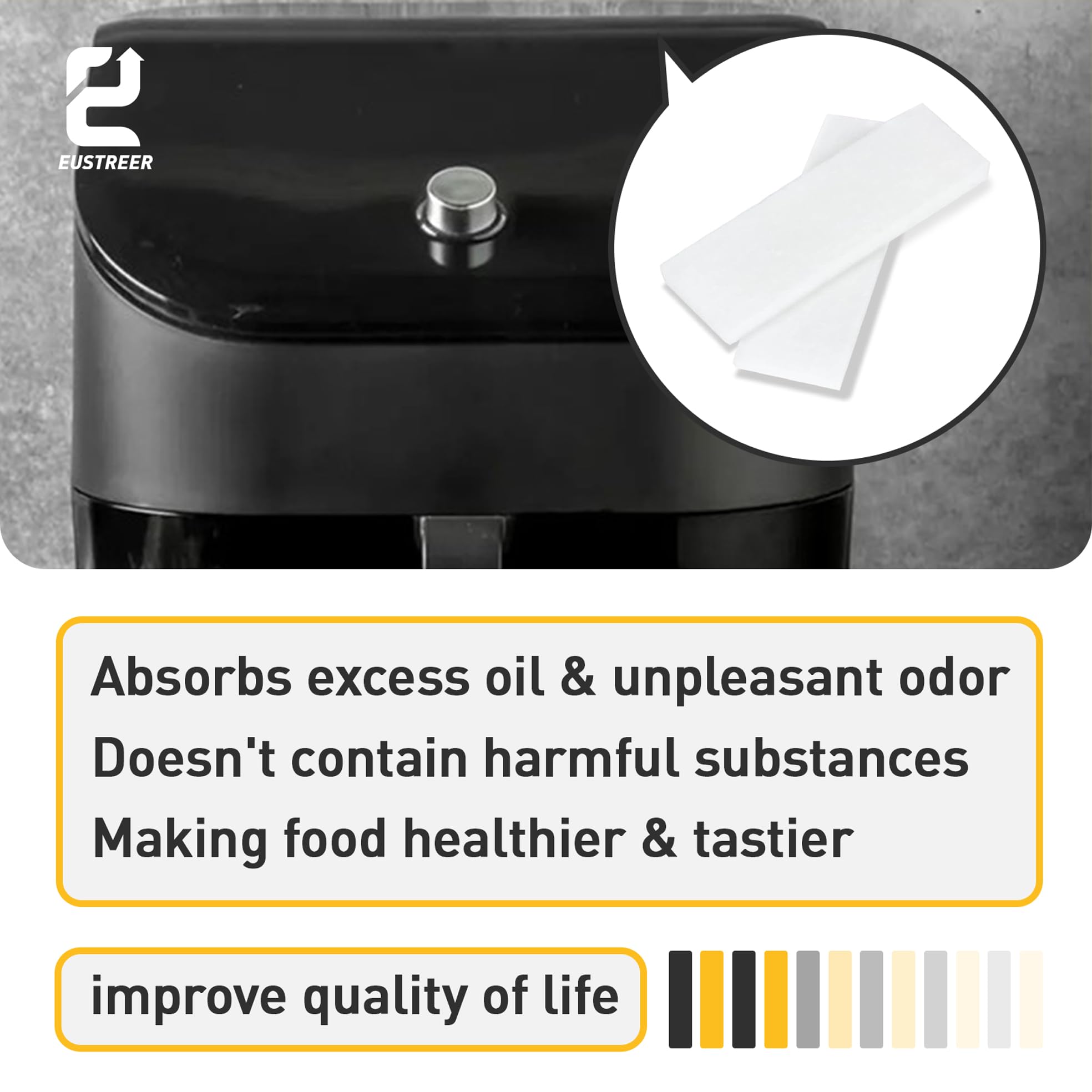EUSTREER filtro-diseño-compacto: instalación fácil en la cocina