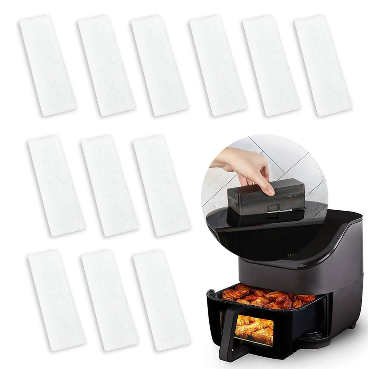 EUSTREER filtros-aire-6qt-vortex-plus: repuestos fiables para cocinar sin olores