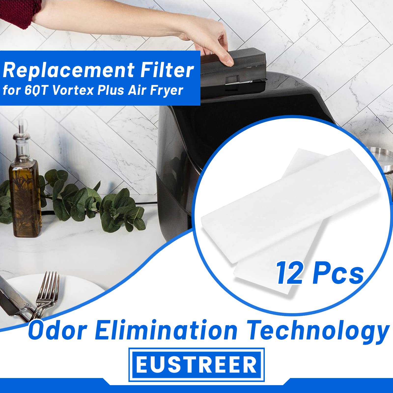 EUSTREER uso-diario: filtros listos para reemplazo rápido