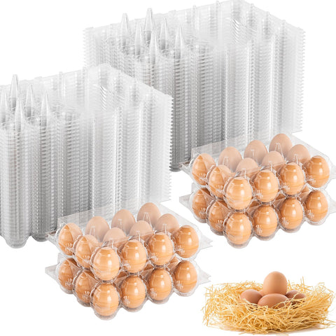EVANCENT cartones-huevos-100-piezas muestran almacenamiento claro para granjas y mercados.