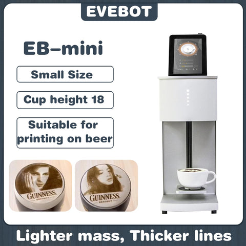 EVEBOT FM1 en uso imprimiendo arte sobre espuma para personalización rápida