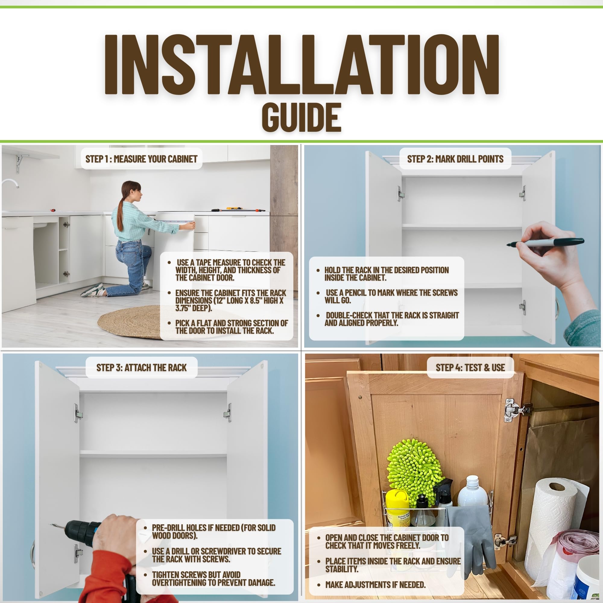 Espacio adicional Evelots para cocina, baño y lavandería.