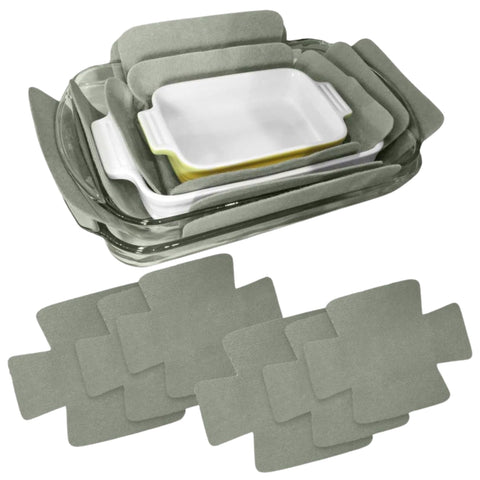 Evelots protector de fieltro gris grande entre ollas para evitar rayaduras