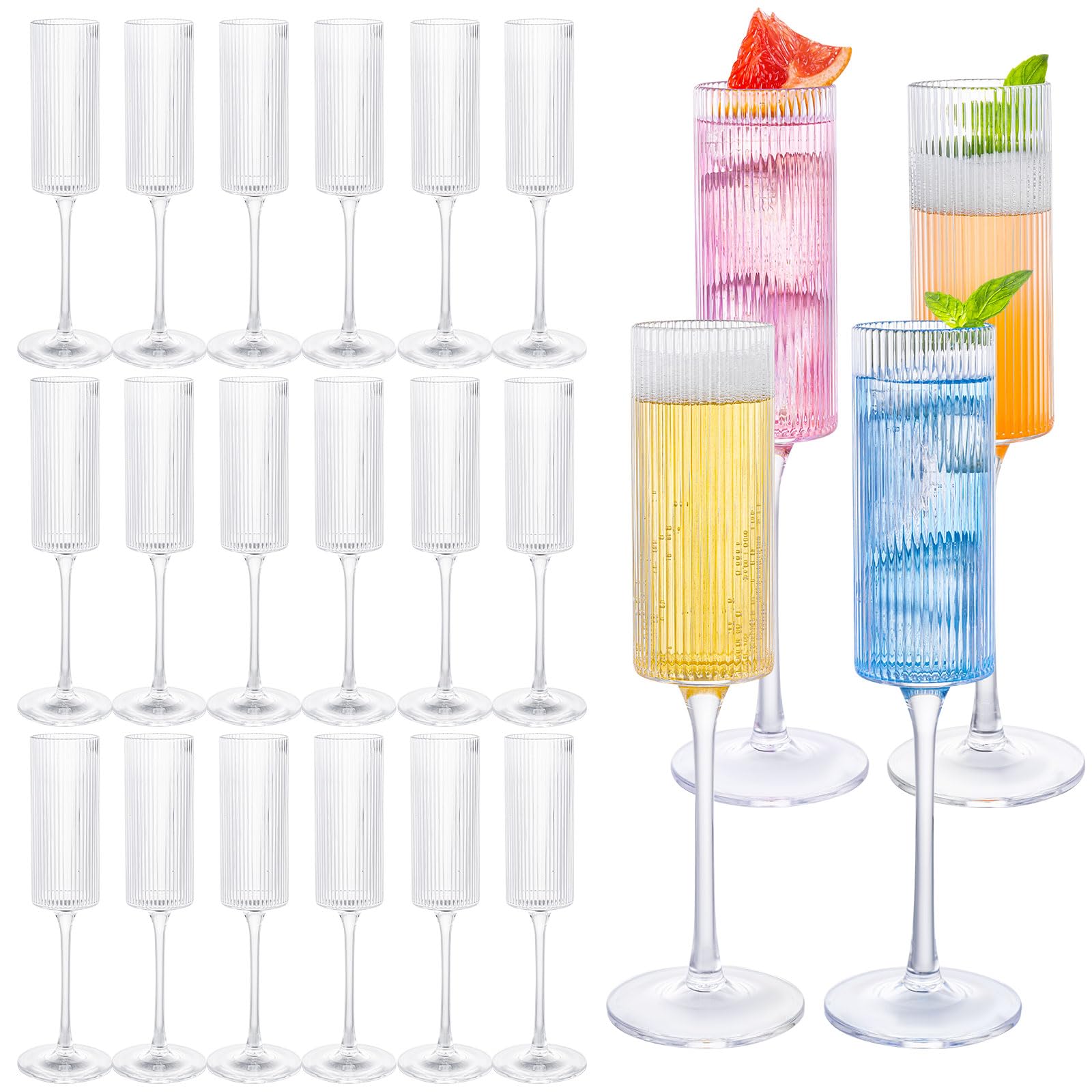 Eventpartener copas acrílicas 5 onzas con diseño origami para brindis elegantes y seguros.