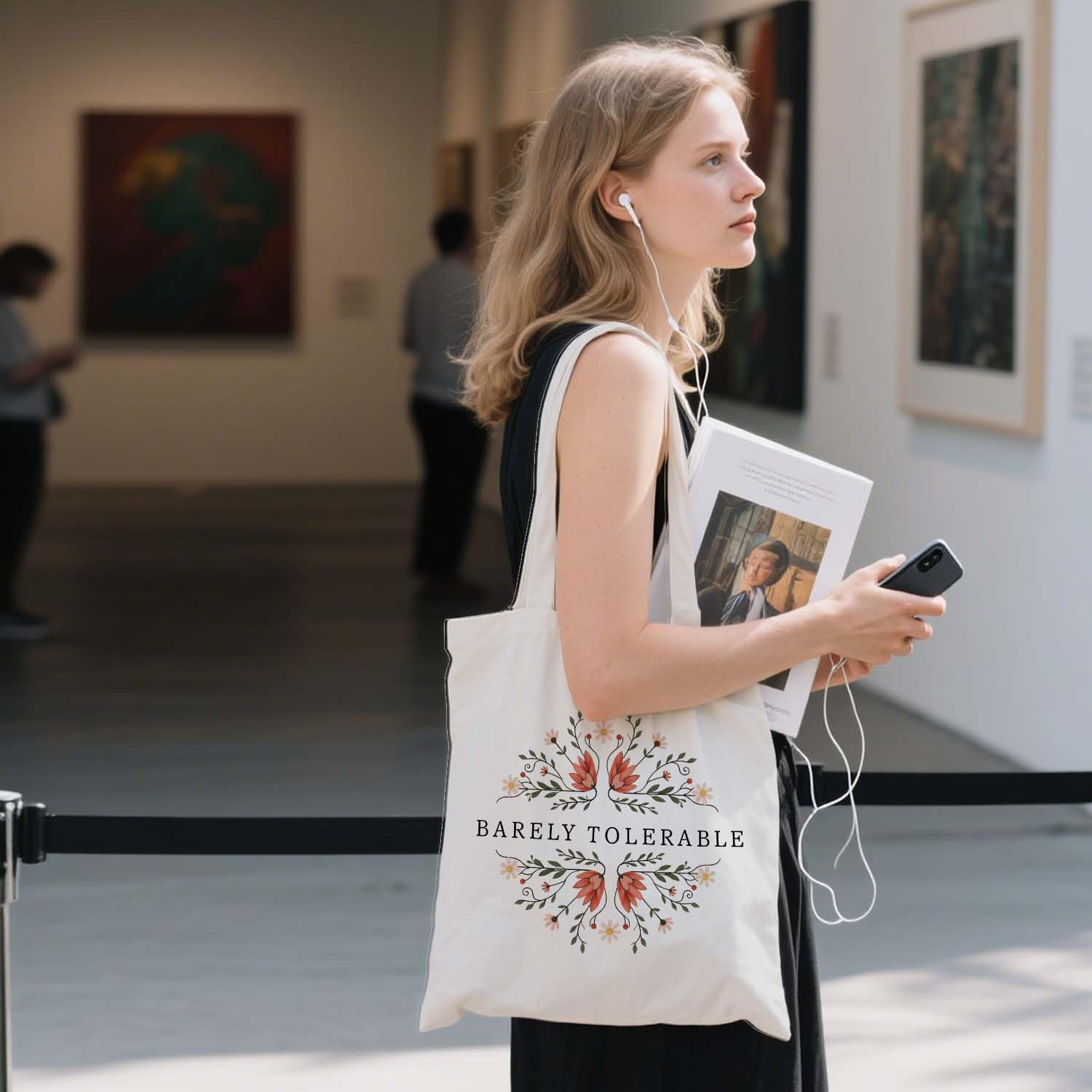 EVER-GOING TUNE diseño impreso con frase inspirada en una novela clásica