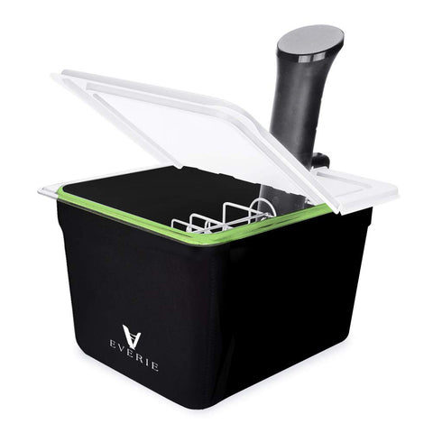 Contenedor EVERIE para sous vide de 12 litros, cocción uniforme.