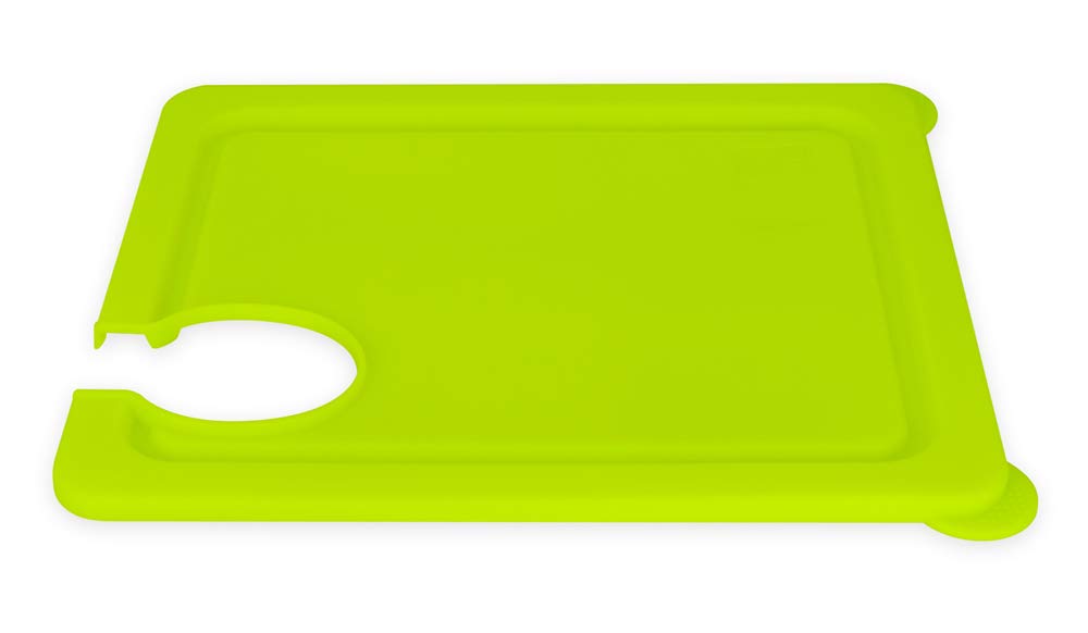 Everie tapa de silicona colapsable para rellenar sin quitar la tapa.