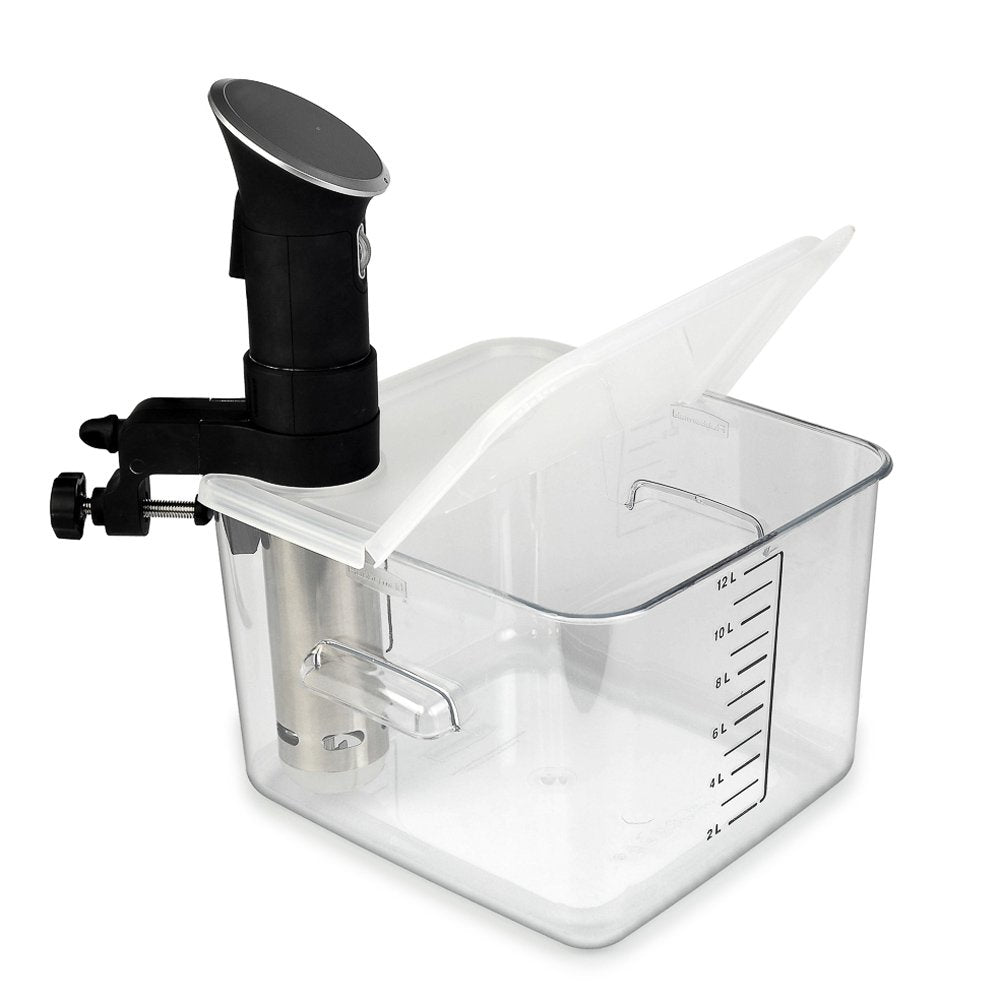 EVERIE tapa para Rubbermaid 12 qt, montaje en esquina y evaporación reducida