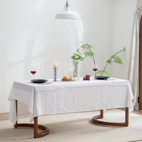 Everly mantel lino rectangular 60x120, caída elegante para la mesa.