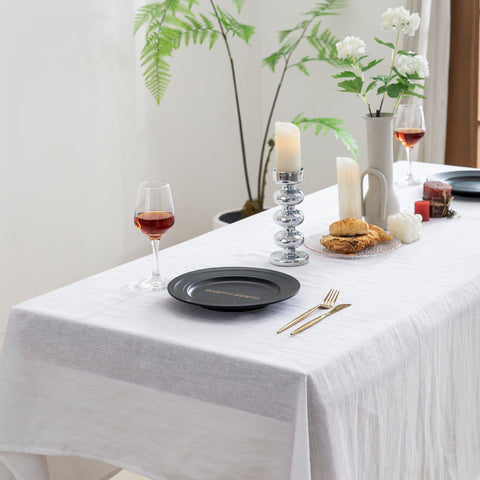 Everly mantel lino rectangular 60x120, para mesa comedor, estilo versátil.