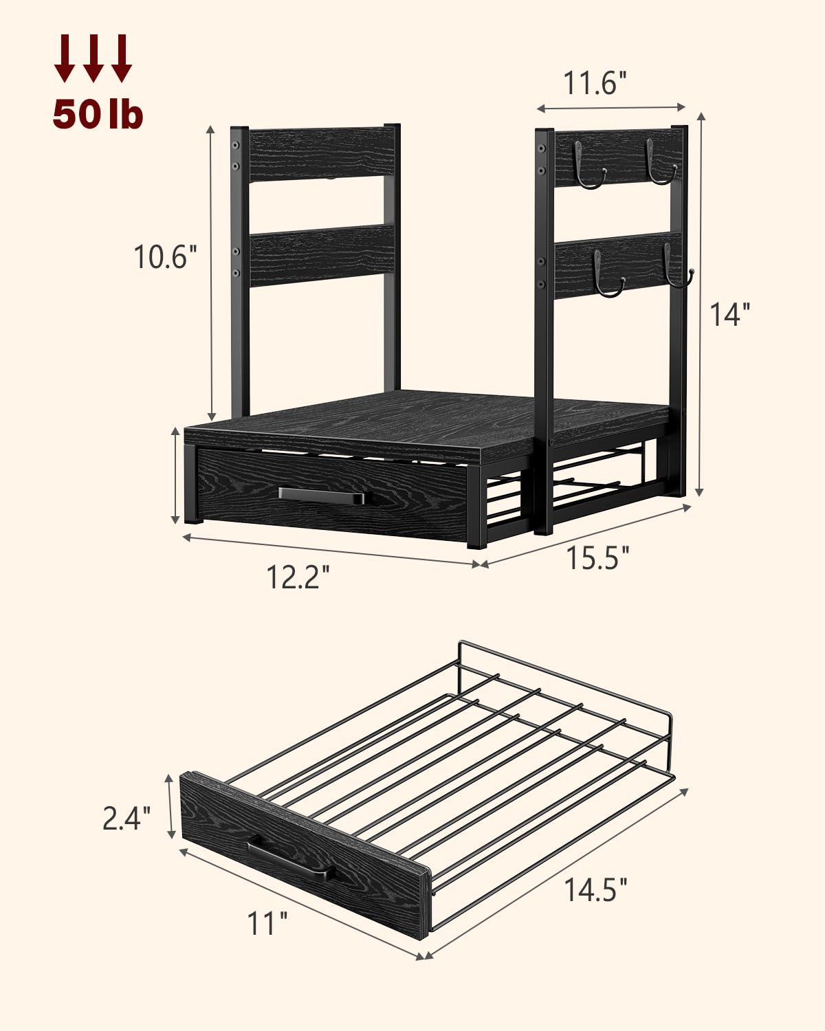 Evermagin dispensador-cápsulas cinco columnas para distinguir sabores.