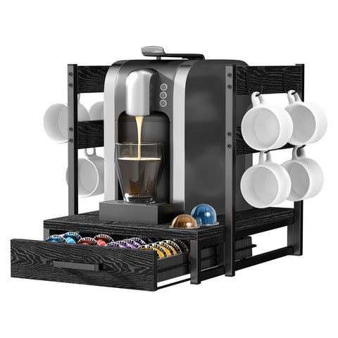 Evermagin porta-capsulas Nespresso Vertuo: organiza cápsulas de 56 pequeñas y 28 grandes para encontrar sabores fácilmente.