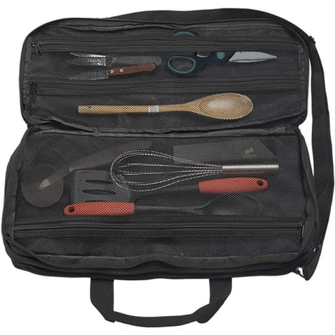 Everpride bolsa para cuchillos de chef, compartimento con cremallera para utensilios.