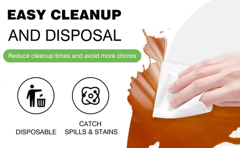 Evershine ideal para pack de 12 cubiertas de mesa blancas.