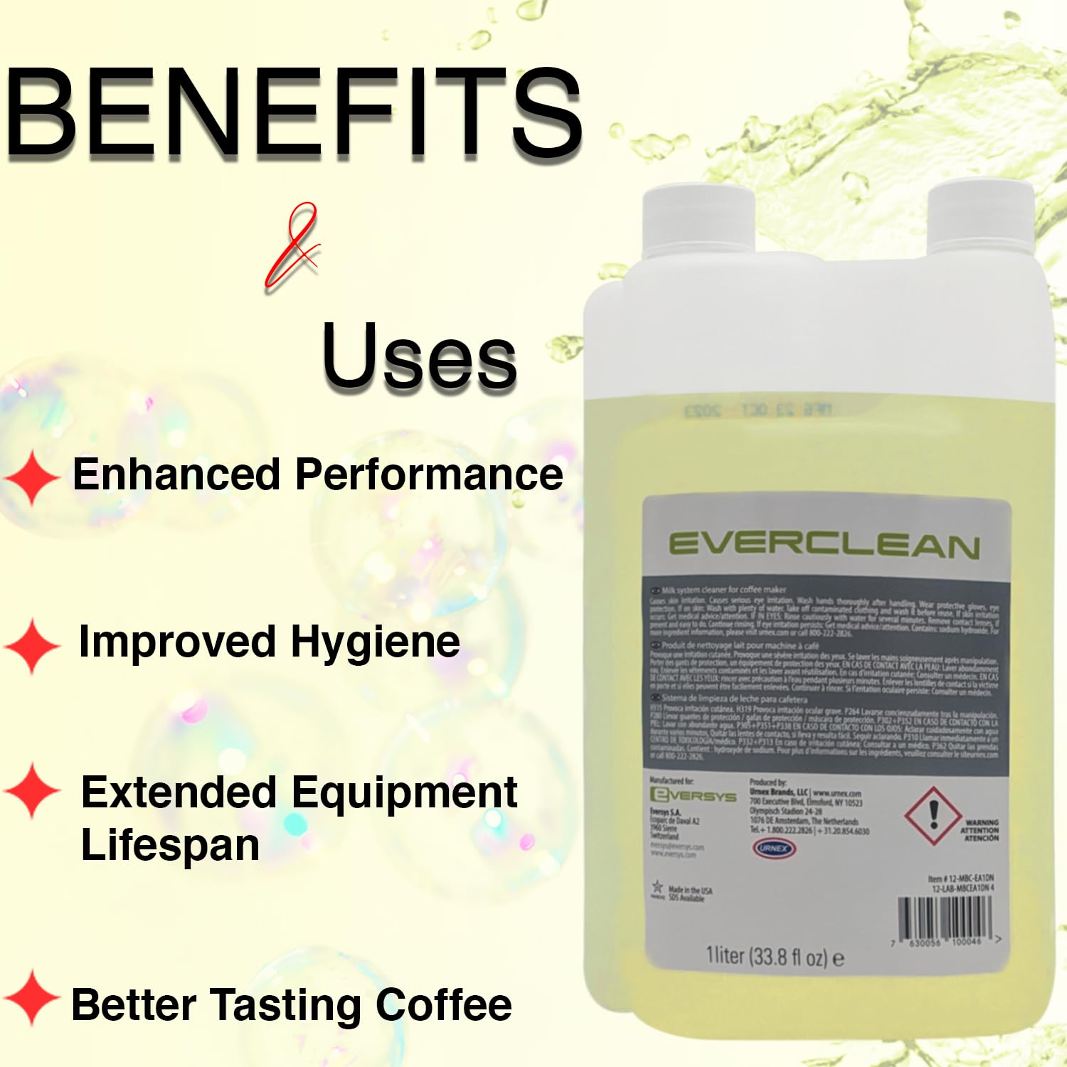 Limpieza de la espumadora interna con Everclean para resultados consistentes.