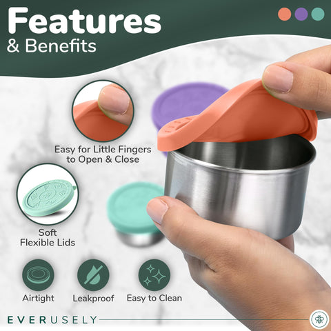 Everusely diseño compacto para condimentos de 50 ml.