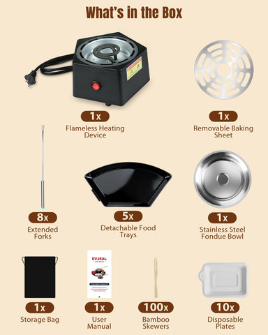 Evjeal kit con cable de 1-5 m para mayor flexibilidad en mesas.